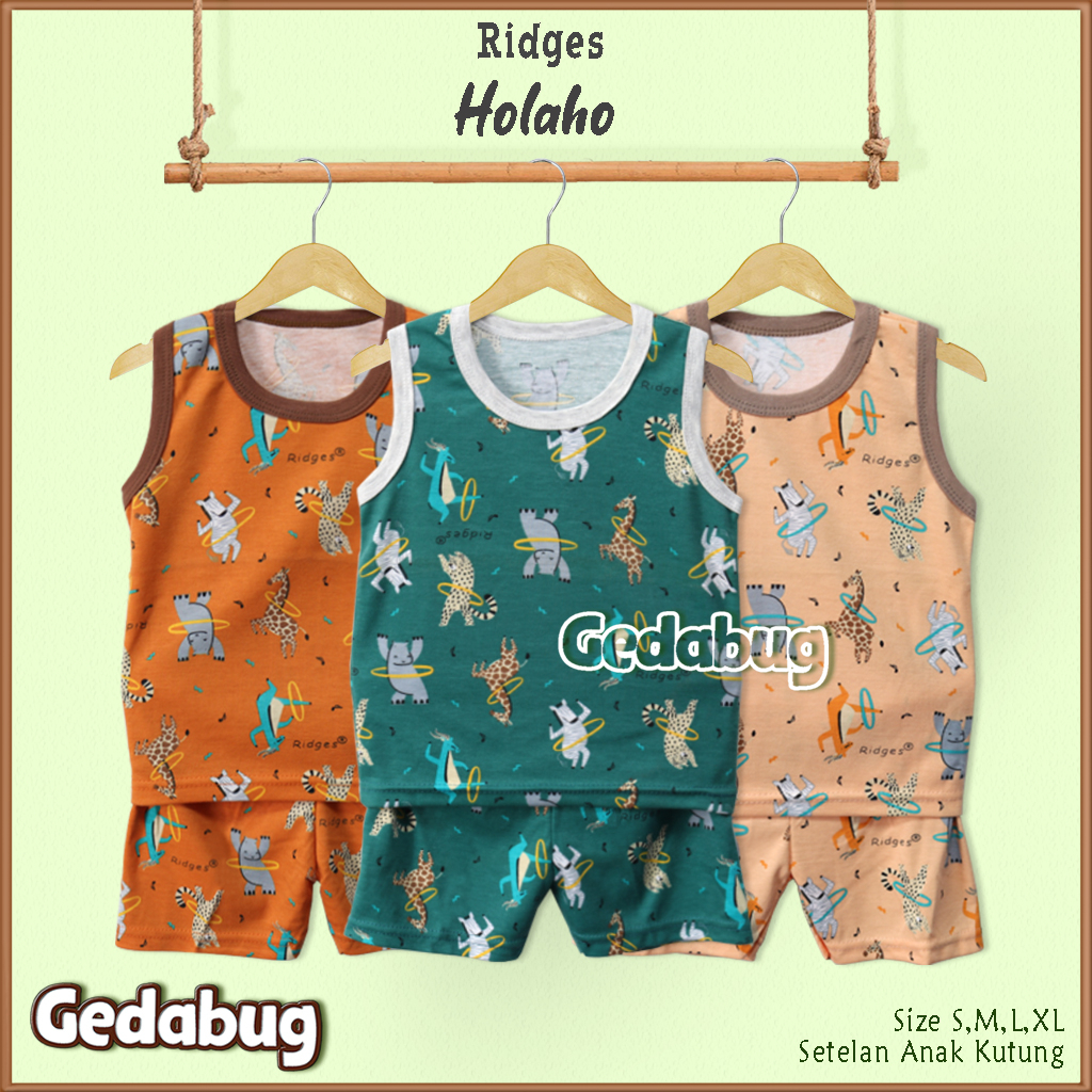 Size S - M Setelan Ridges KUTUNG | Setelan DINO On Dessert &amp; All Series| Piyama Setelan Anak Murah Berkualitas | Gedabug