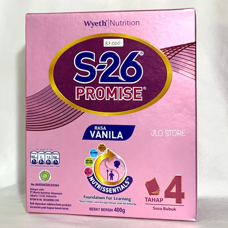 S26 PROCAL Vanila Tahap 4 400gr