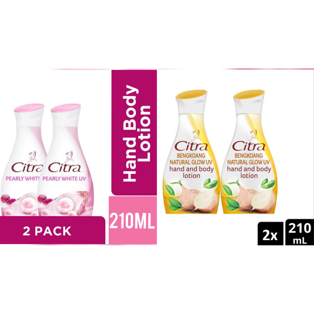 Citra HandBody lotion 210 ml TwinPack Produk Original-BPOM