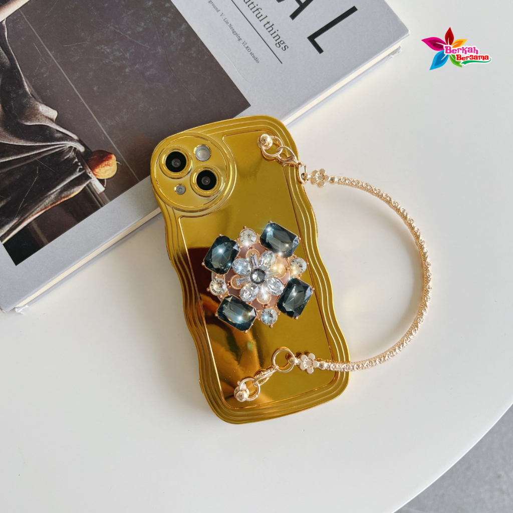 CASE WAVE MODEL TAS JINJING POPSOCKET 3D STAND GOLD FOR IPHONE X XS XR 7 8 SE 2020 7+ 8+ 11 12 PRO MAX BB8498