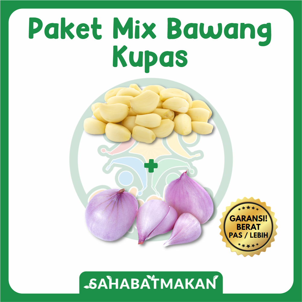 Paket Mix Bawang Kupas — SahabatMakan