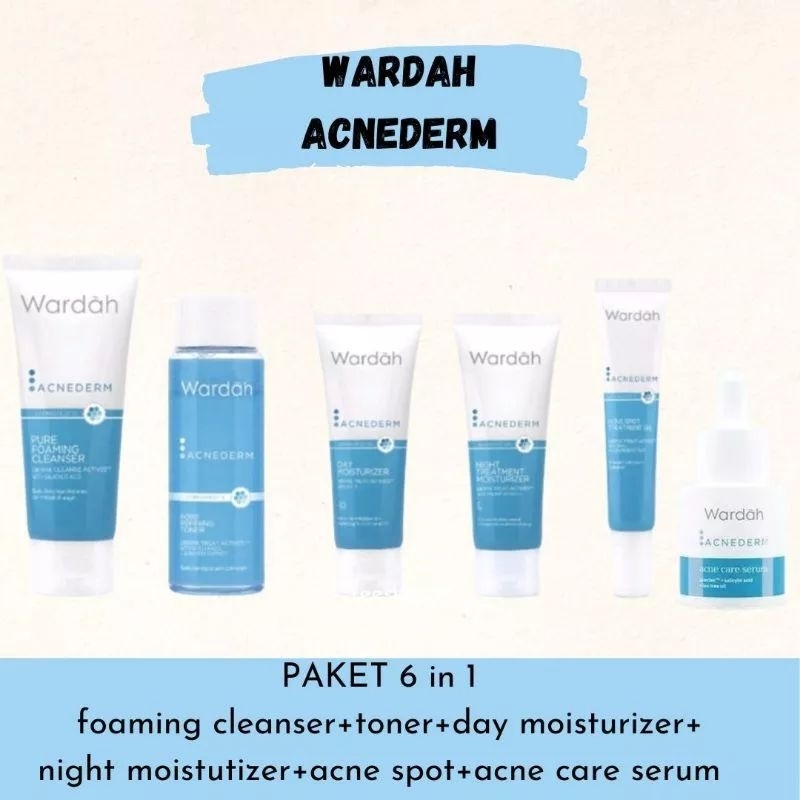Wardah Acnederm Series 1 Paket