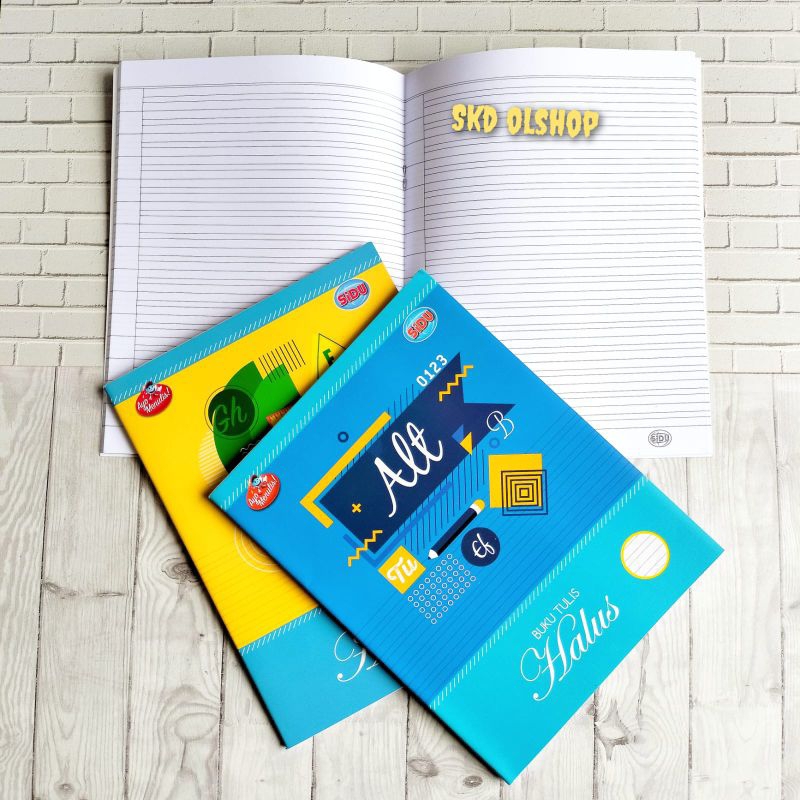 

Buku tulis SIDU Garis Tiga Halus 38 Lembar (Per Pcs)