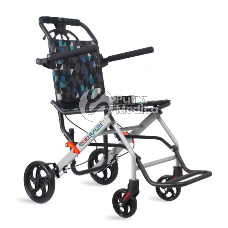 Onehealth Kursi Roda Travel DY800 / Wheel Chair / Alat Bantu Jalan