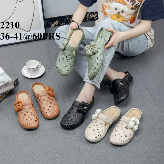 Jelly Half Shoes Wanita Import Tania Winola Collection WNL 2210-B1