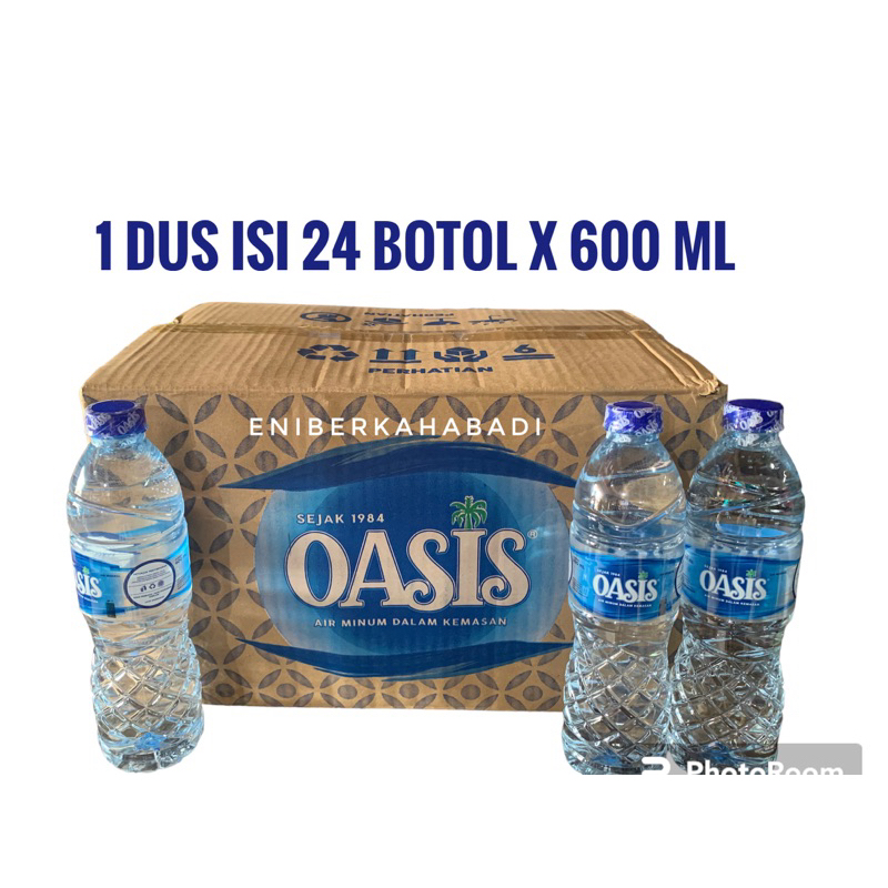 

oasis botol 600ml 1 dus isi 24 botol x 600ml (exp date 2026)