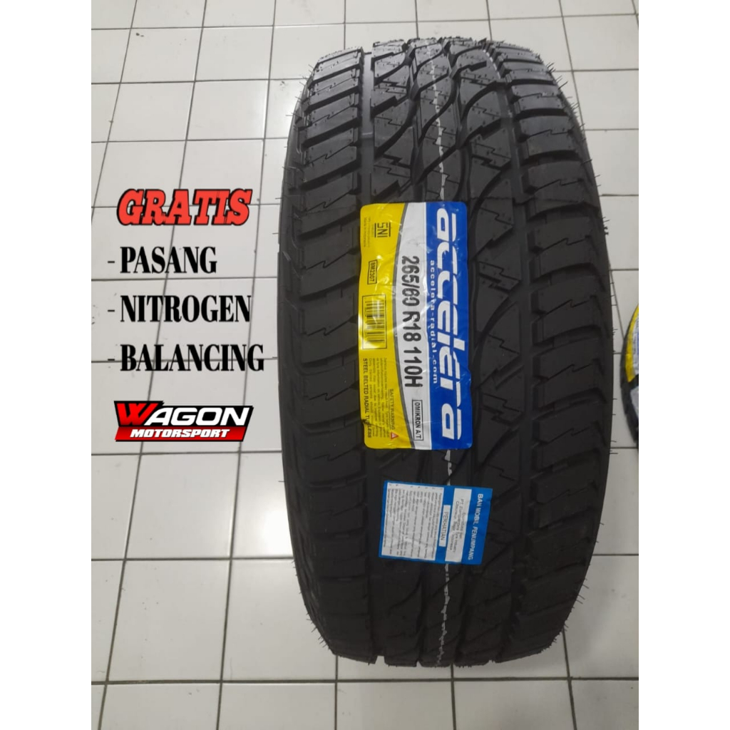 Ban Standar Fortuner 265/60 R18 Accelera omikron A/T