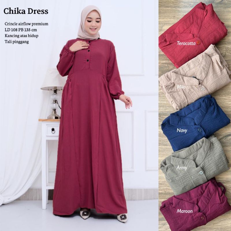 Gamis AirFlow - Chika Dress //JF7752