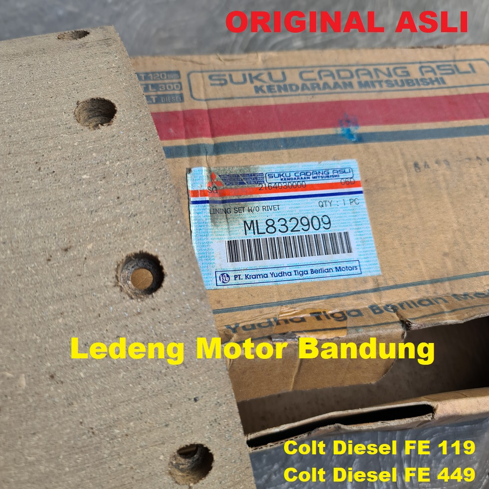 KTB Asli Brake Lining Mitsubishi Colt Diesel FE 119 449 Kampas Rem Original