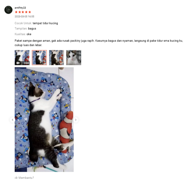 SUPER MURAH Kasur Hewan Peliharaan MURAH / Grosir Kasur Kucing Anjing 55x42x5cm