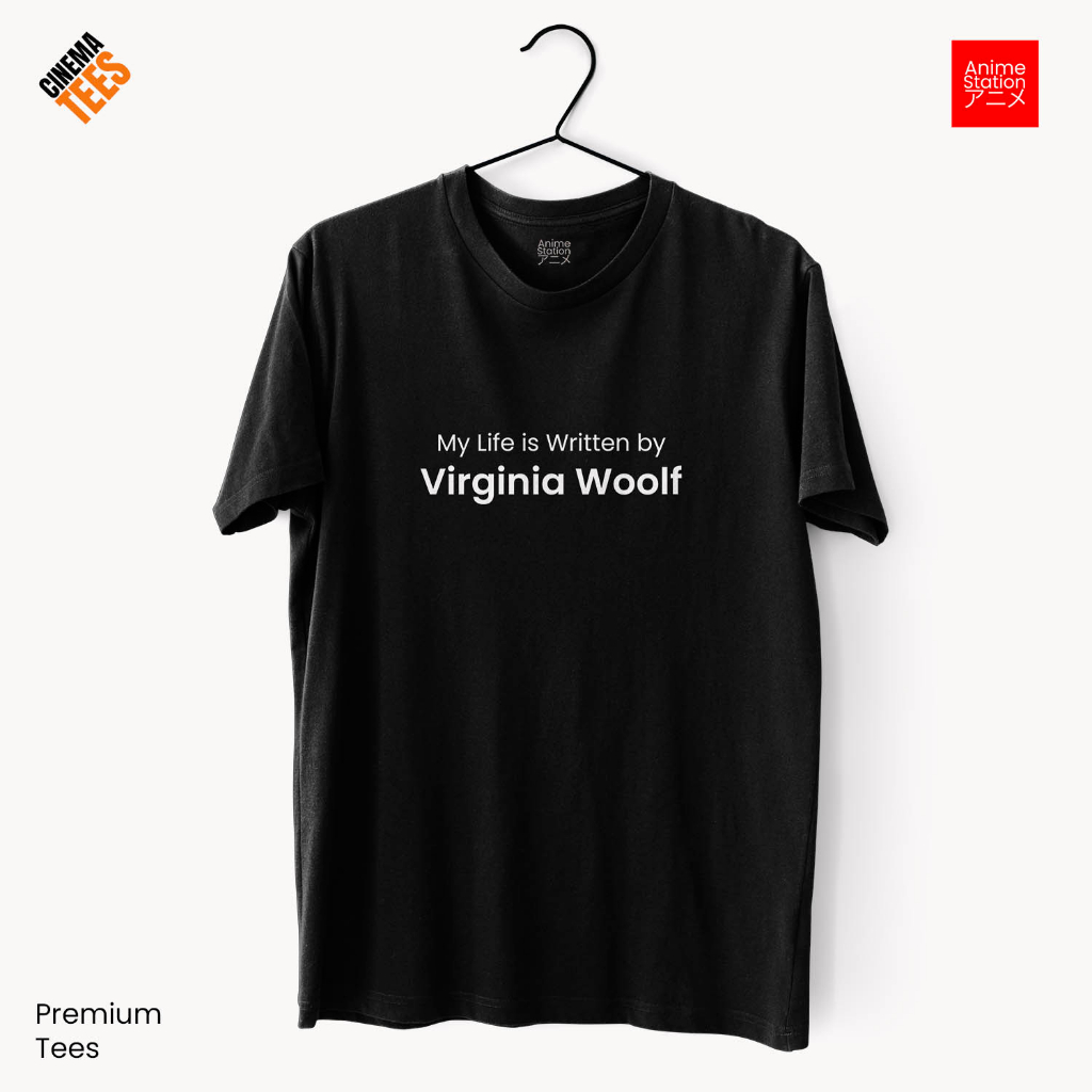 KAOS VIRGINIA WOOLF - TSHIRT LITERASI
