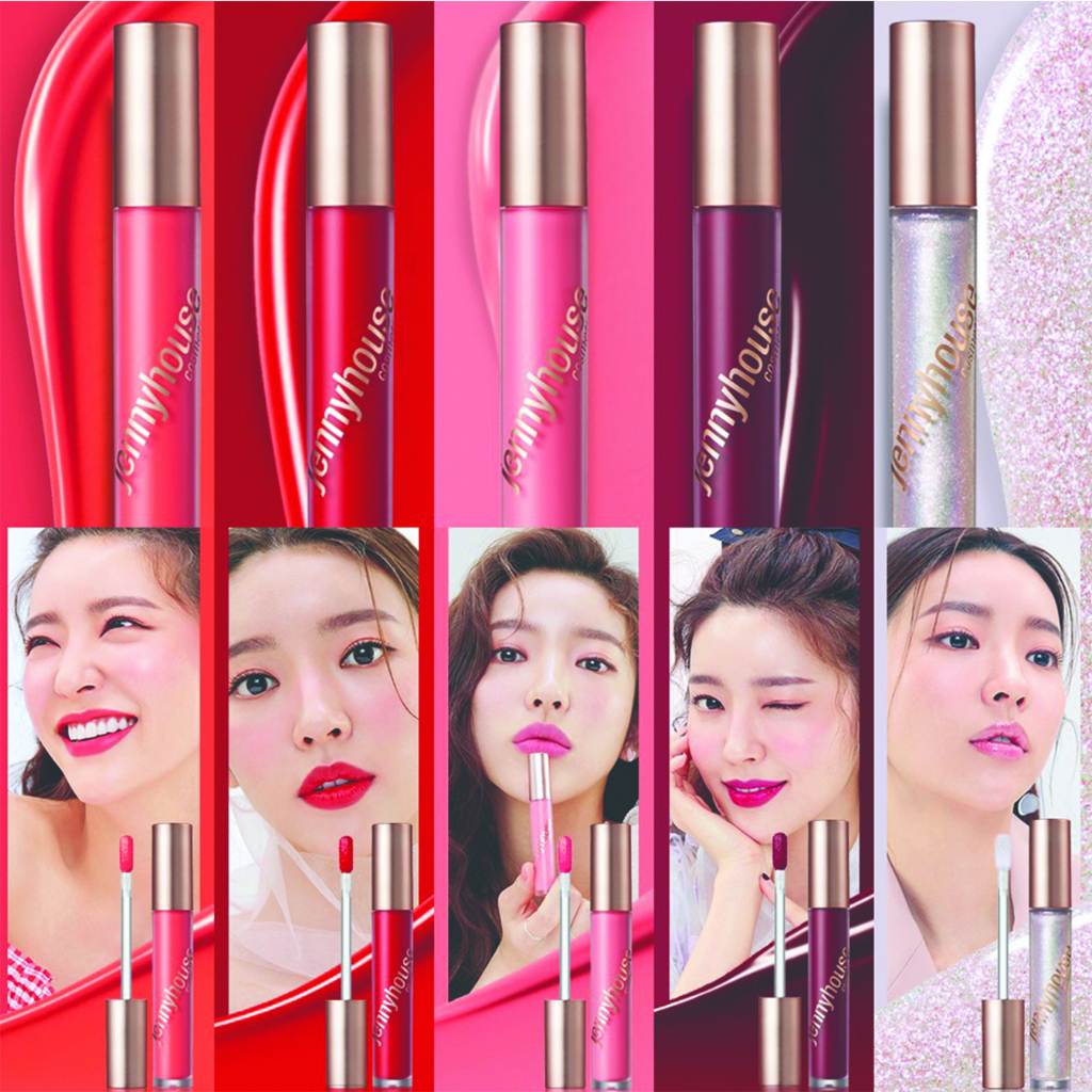 Jenny House - World Volume Coating Tint 4.5 Ml - 5 Colors | Lip Tint Tahan 24 Jam Waterpoof Vegan Ko