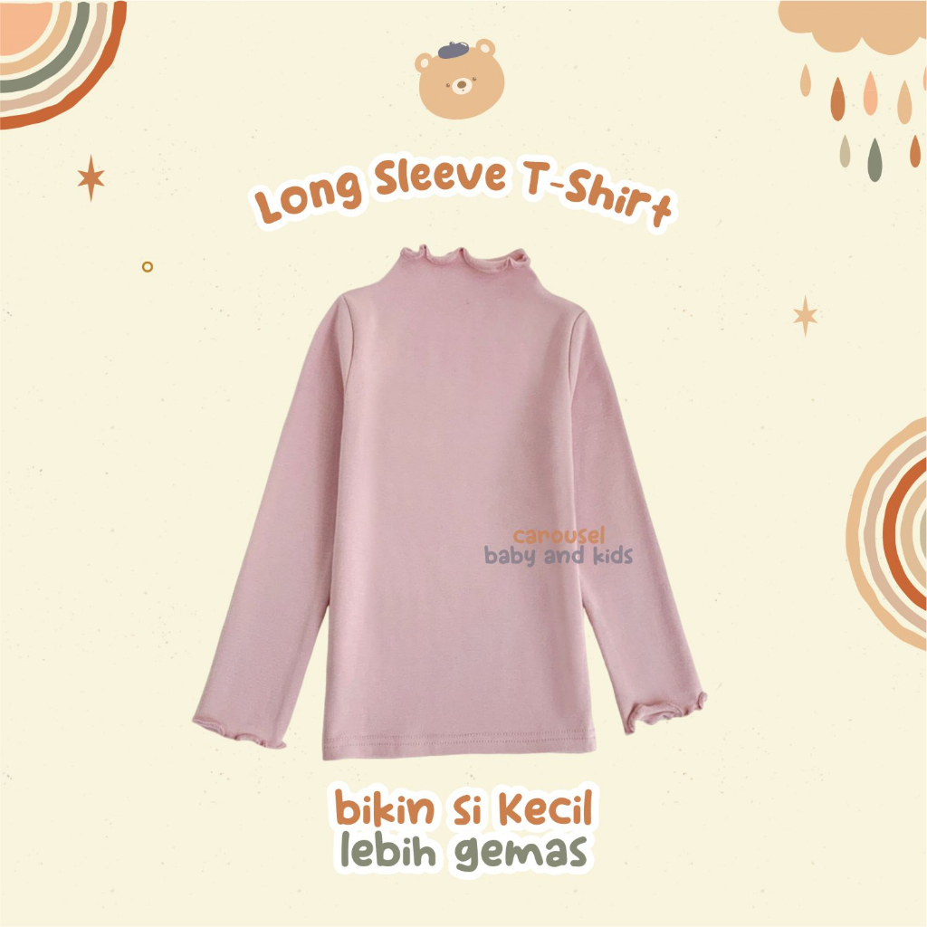 Long Sleeve T-shirt - 24-1901 Part 2 Kaos Lengan Panjang Atasan Anak Perempuan Kekinian Terlaris By 