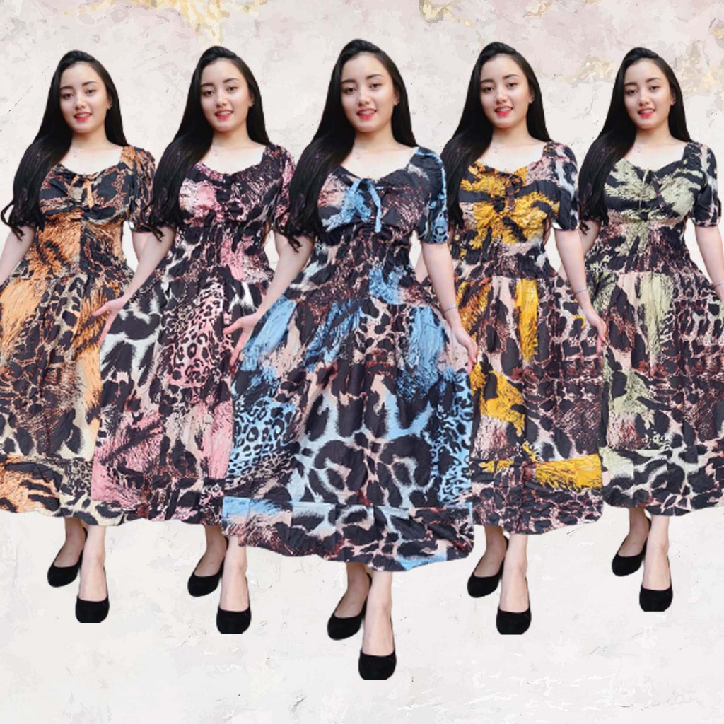 DRESS KERUT TALI DADA | DASTER KERUT KARET