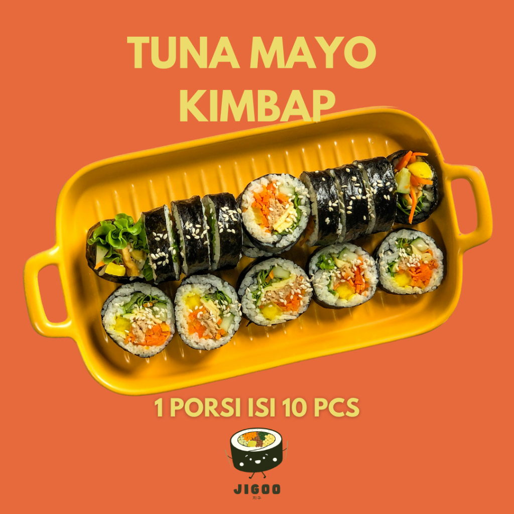 

KIMBAB / KIMBAP / GIMBAP TUNA MAYO ISI 10PCS
