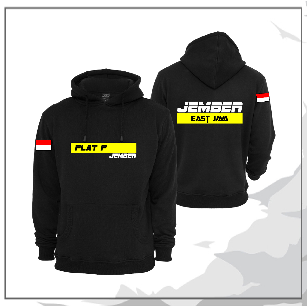 Jaket Hoodie Sweater Plat P Jember