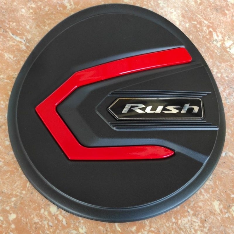 Tank cover TUTUP TANGKI BENSIN All new Rush 2018 sd 2023  Exceed cross ultimate sport 2022 2021 2019 hitam doff carbon chrome