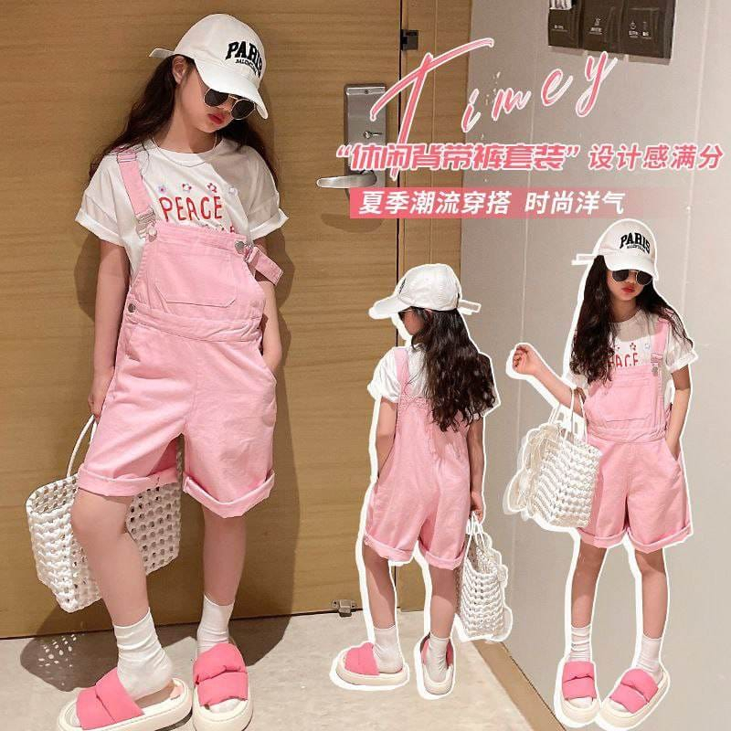 Setelan Overall PINKY Anak Perempuan Model