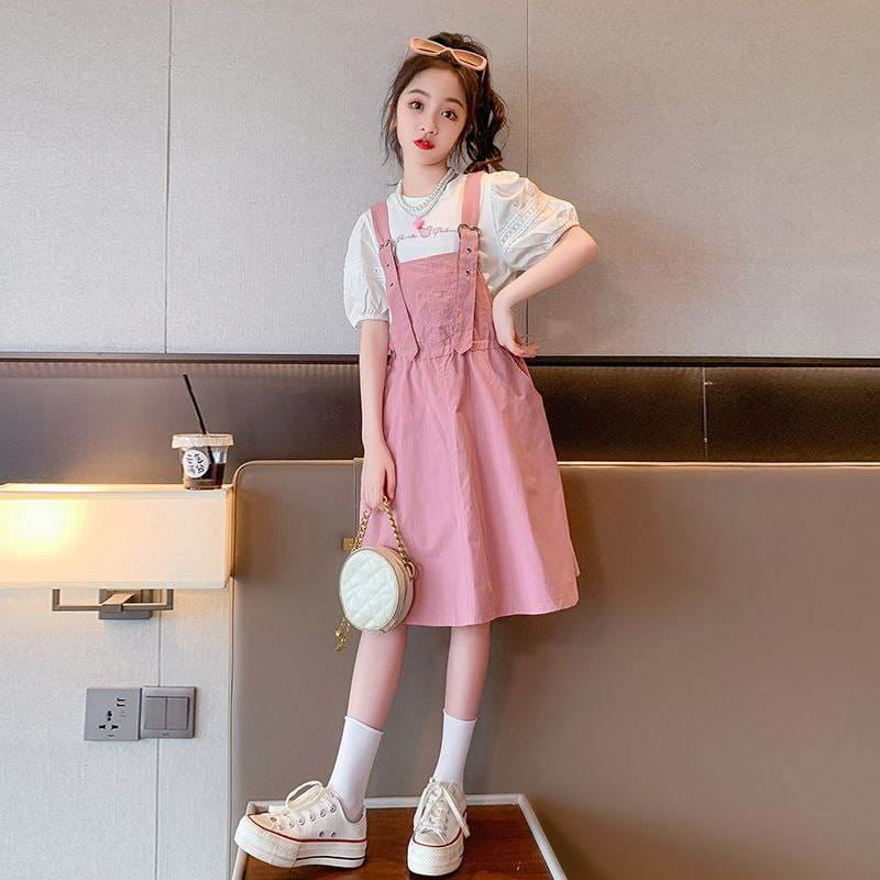 Setelan Overall PINKY Anak Perempuan Model