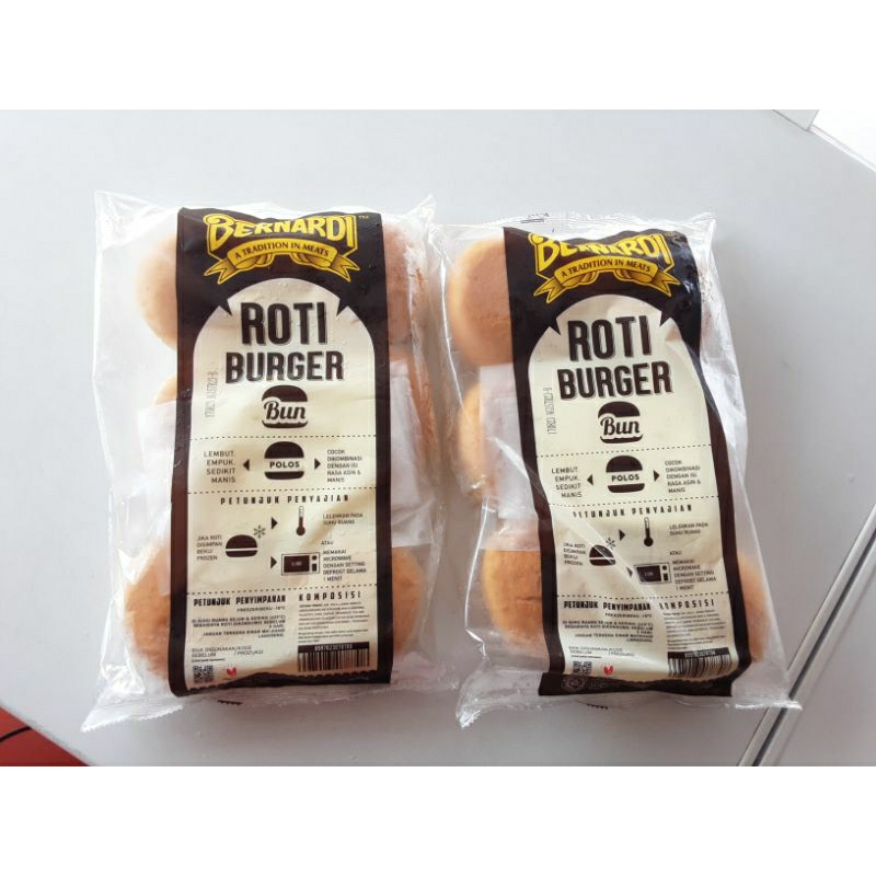 

betnardi Roti Burger polos isi 6