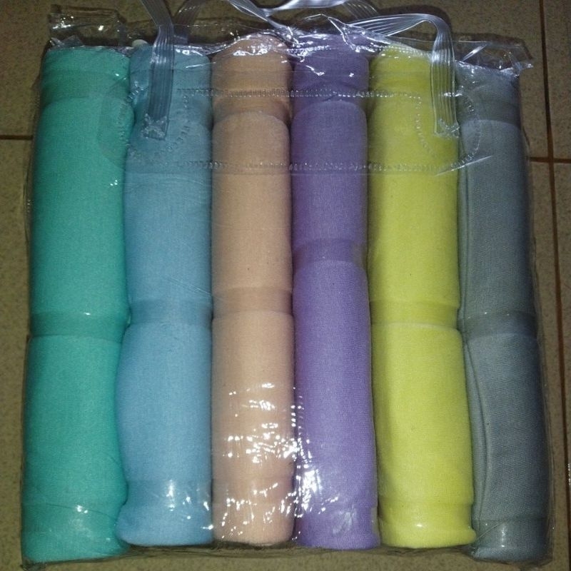 1pcs Bedong eunik warna pastel 90 x 100 cm