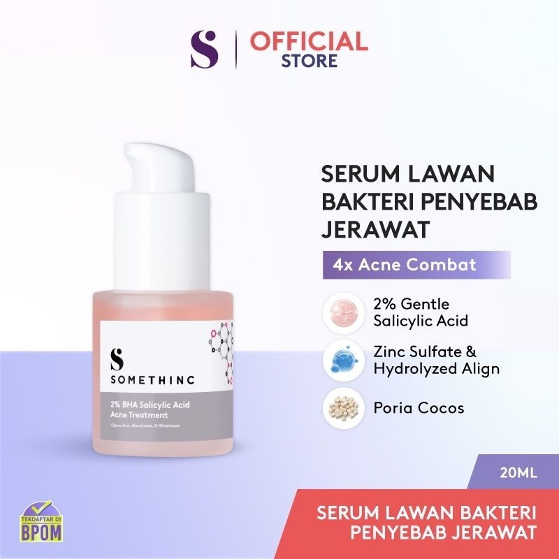 SOMETHINC 2% BHA Salicylic Acid Acne Treatment - Serum Usir Jerawat Mendem