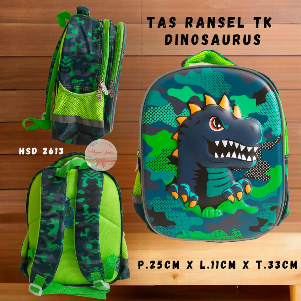 Tas Ransel Anak Laki-laki TK &amp; SD Timbul Kualitas Premium