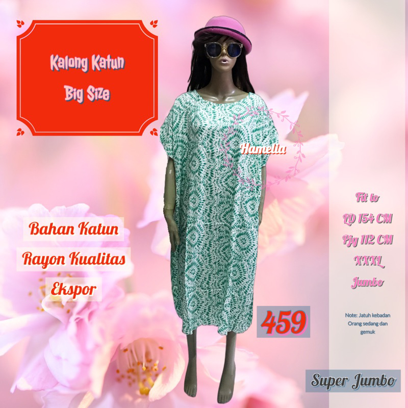 Daster Kalong Jumbo Murah~ Daster Katun Hamelia  Nyaman model kupu/lowo/kelalawar