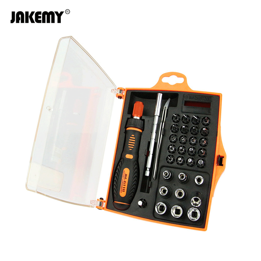 Jakemy JM-6118 33 in 1 Obeng Set lengkap Screwdriver PH Torx Hex Y3