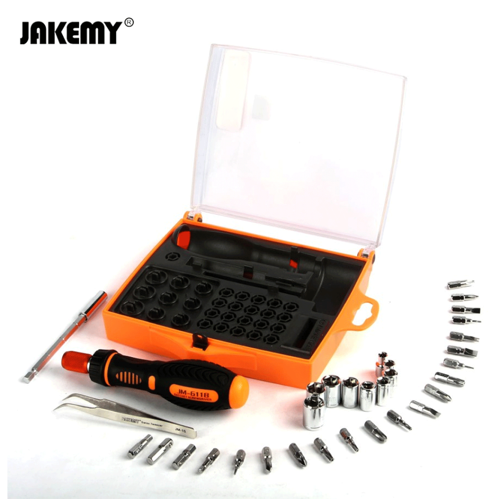 Jakemy JM-6118 33 in 1 Obeng Set lengkap Screwdriver PH Torx Hex Y3