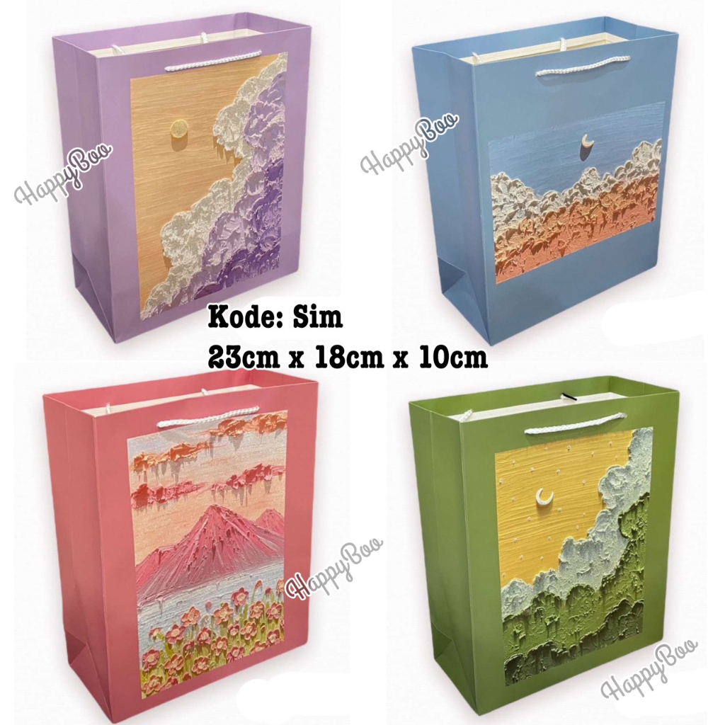 bag paper grosir gift bag tas kertas goodie bag grosiran import ( isi 12 pcs )