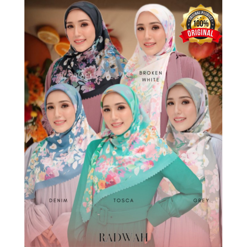 LANGSUNG KIRIM❗️CANNA SCARF RADWAH - PACKING EXCLUSIVE BOX