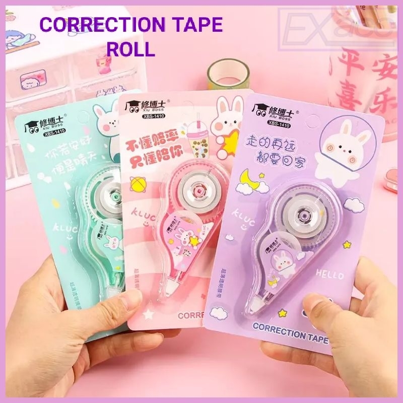 

TipeX Kertas Correction Tape Roll Karakter Penghapus Kertas Tidak Mudah Putus