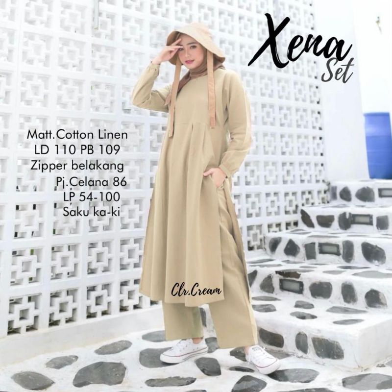 (BISA COD) XENA SET BAJU WANITA TERBARU