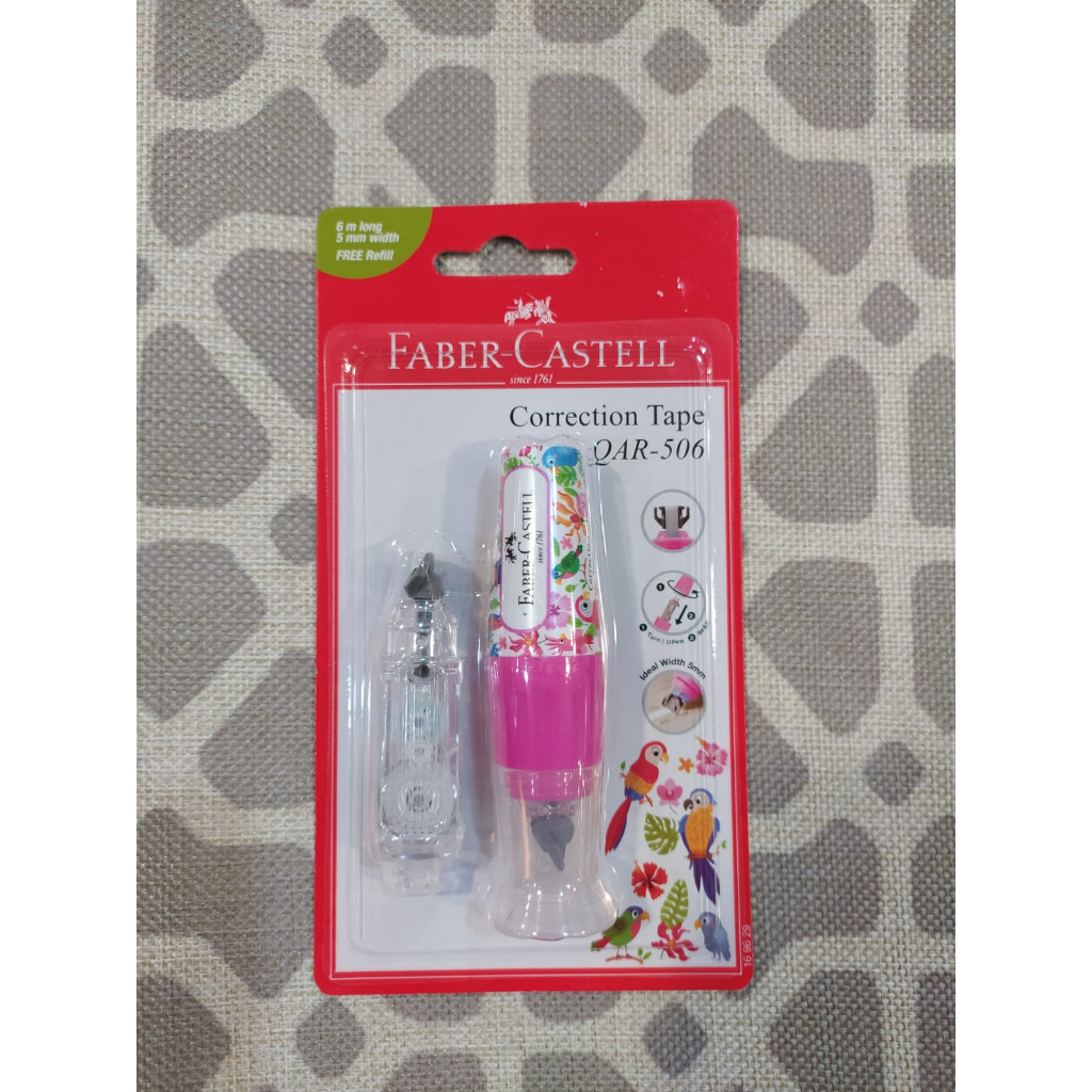 

Faber Castell - Correction Tape Qar 506 Barrel Fancy Light Pink 16962