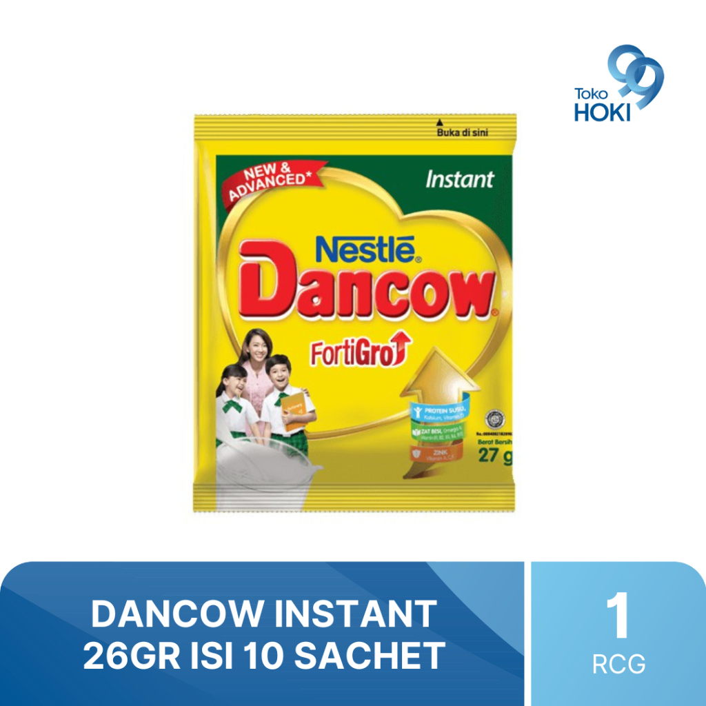 

DANCOW INSTANT 26GR 1 RENCENG ISI 10 SACHET