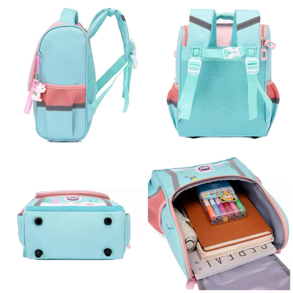 GROSIRTAS LV0301 Tas Ransel Anak Sekolah Import Premium Tas Sekolah Anak Perempuan TK SD