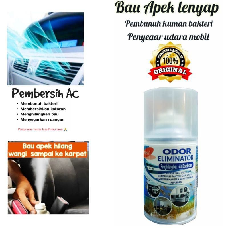 Penghilang bau apek mobil & ruangan / fogging