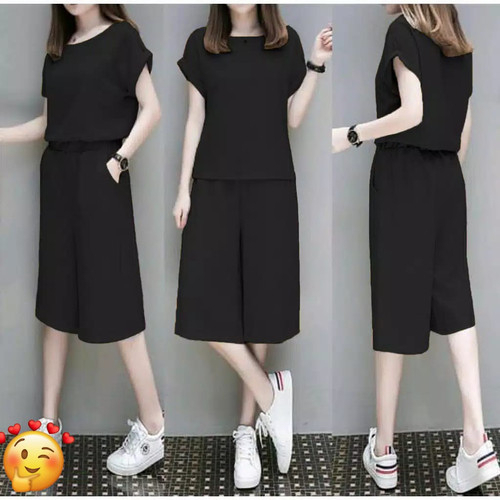 Baju Wanita Stelan Harian BAhan Crinkle