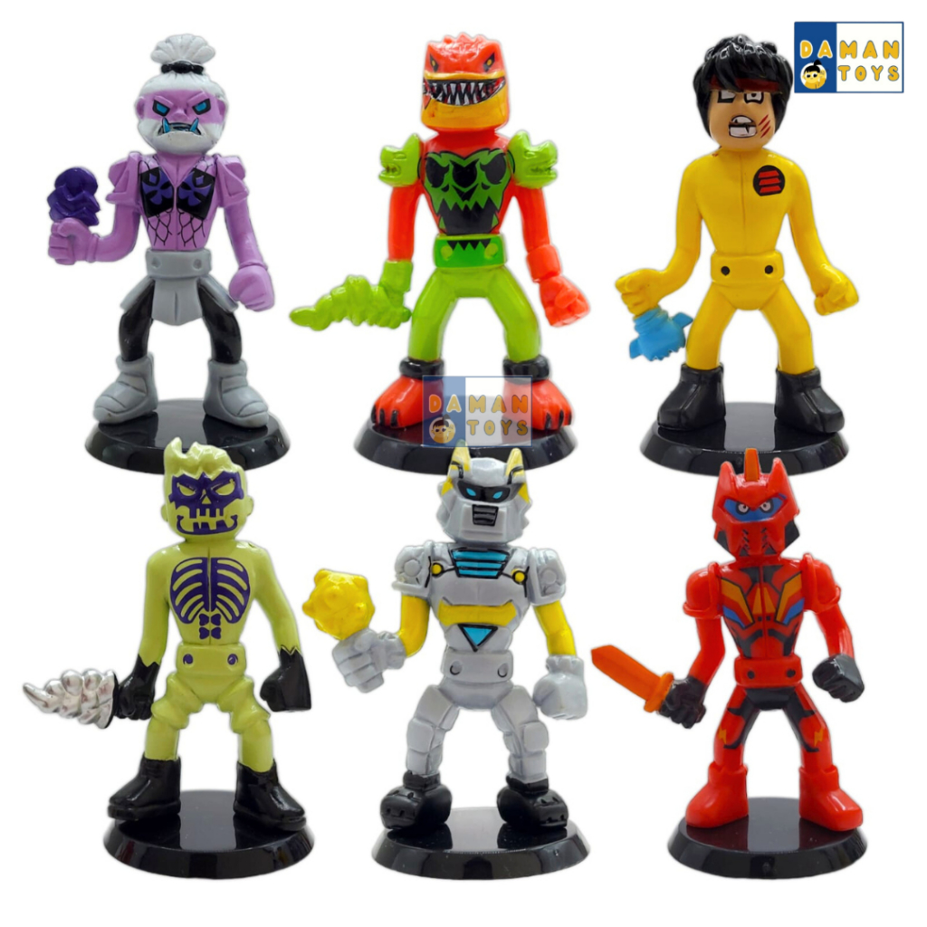 Mainan Akedo Ultimate Arcade Warriors Fight 12pcs