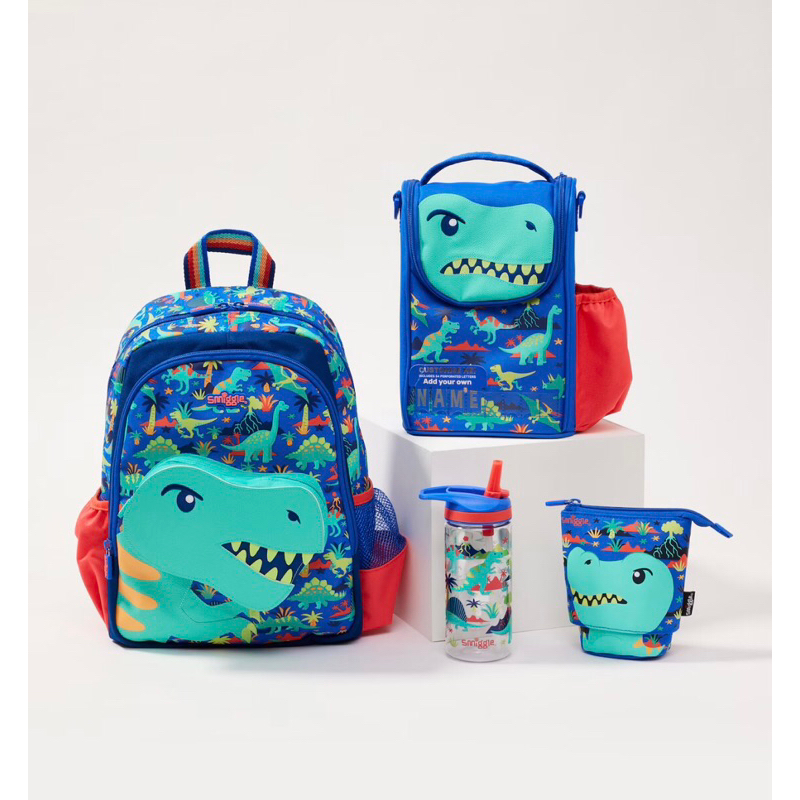 Smiggle Movin junior dino backpack ransel anak