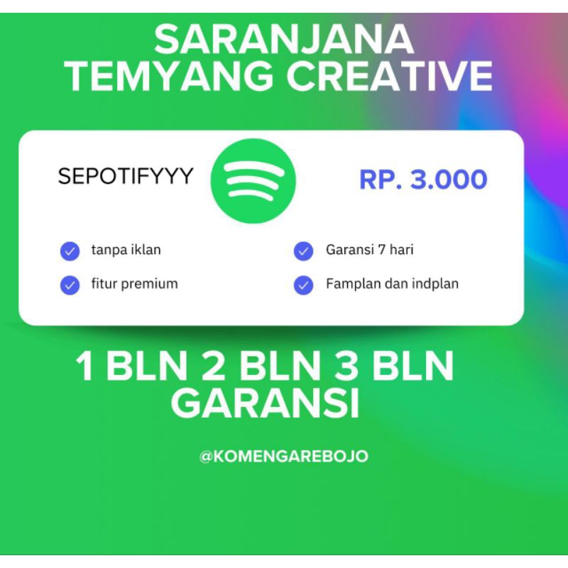 PROMO UNDANGAN PREMIUM DARI SSPPOTIFY SPO