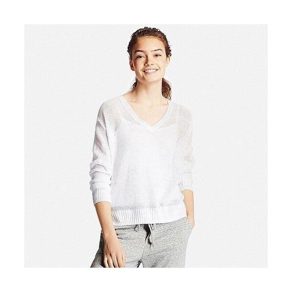 Unq mesh v neck sweater