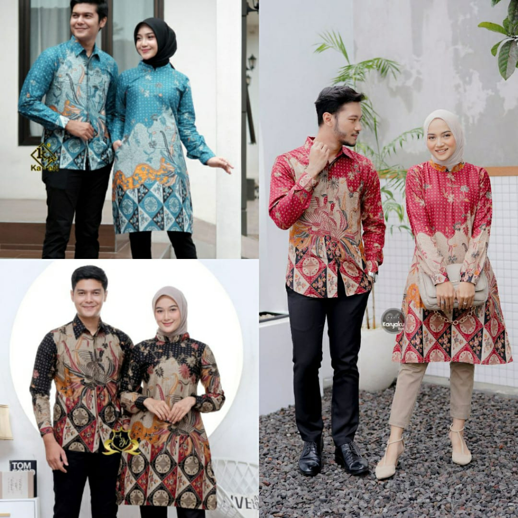 Batik Couple | Batik Couple Modern | Baju Batik Couple | Batik Tunik Couple