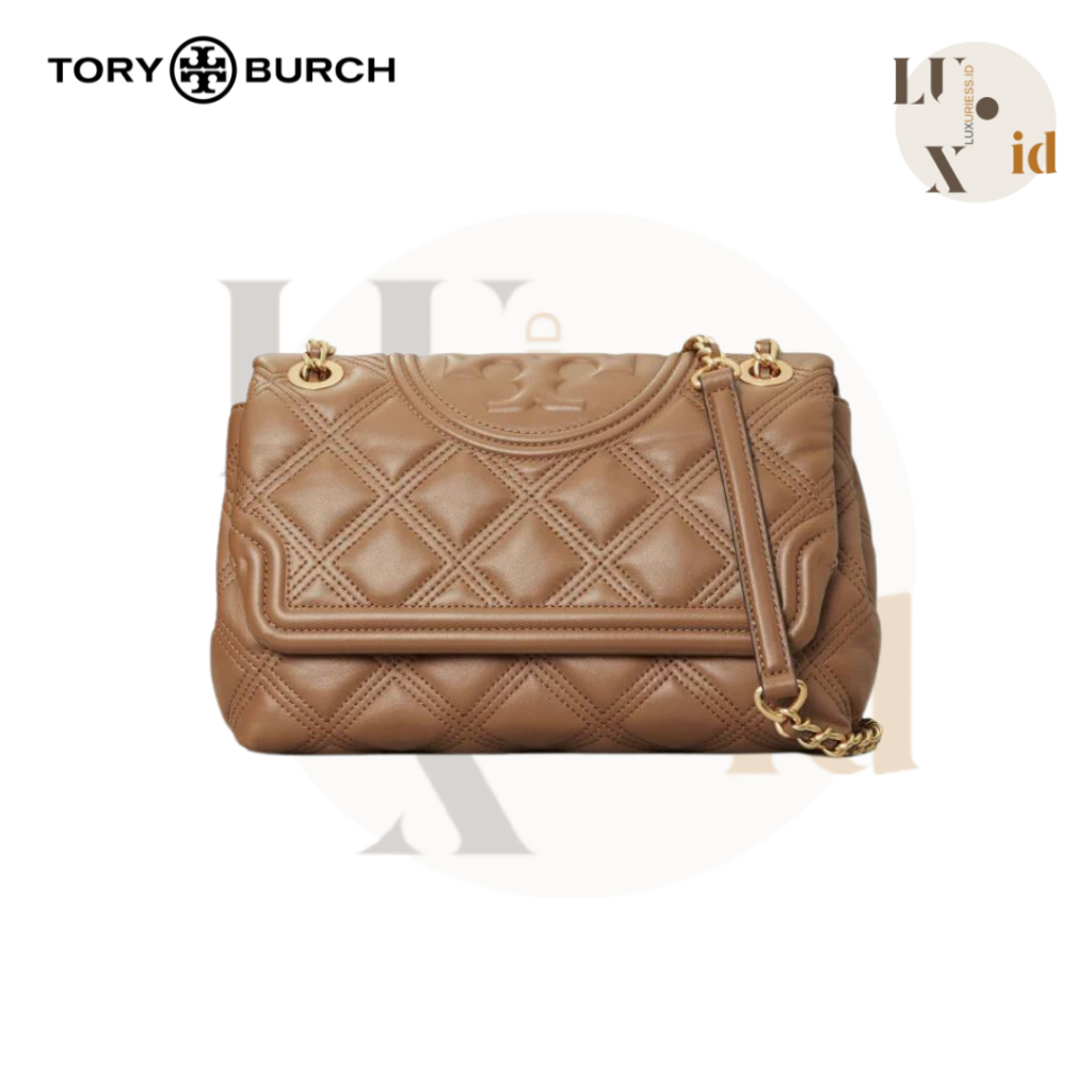 Tory Burch Soft Fleming Convertible Shoulder Bag Moose