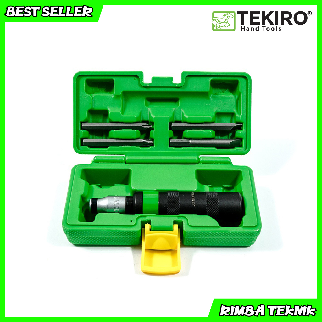 TEKIRO OBENG GETOK 5 PCS /Impact driver PE Box 5pc / Obeng getok 5pc / obeng ketok Tekiro