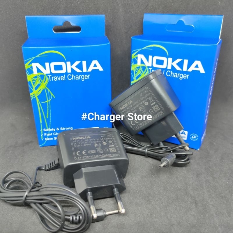 Charger Nokia Kecil / Travel Charger Nokia 240V Colokan Kecil