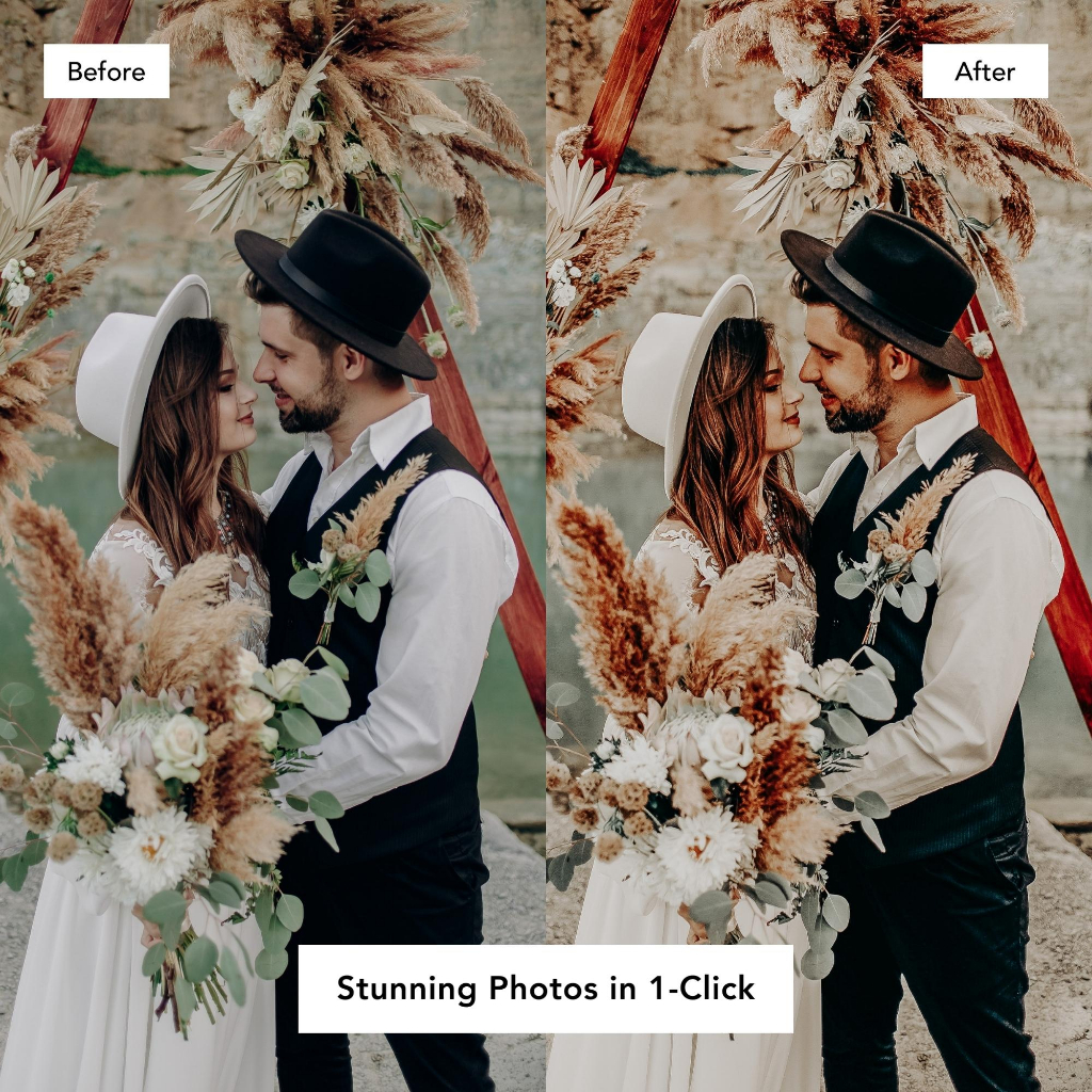 Boho Wedding 9 Mobile (IOS/Android) &amp; Desktop Presets