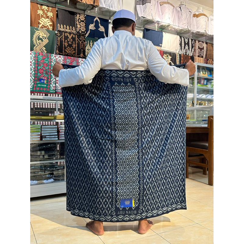 Sarung Goyor ABU NAQIB / Sarung Botol Pria / Sarung Batik Goyor Super