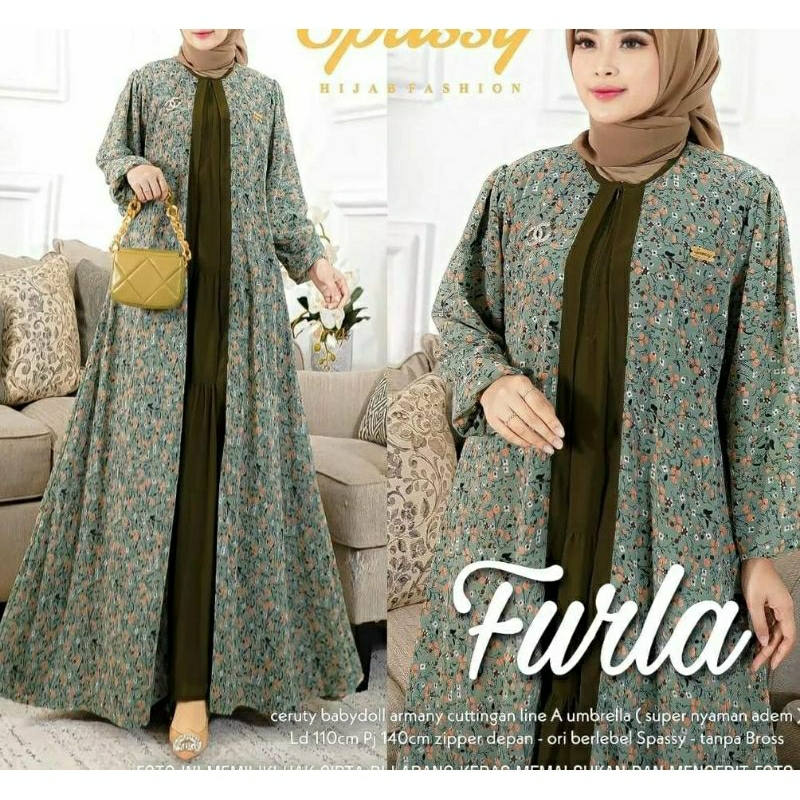 FURLA MAXY DRESS   / R FASHION / TERMURAH / TERLARIS /  COD BAYAR DI TEMPAT / GROSIR / MAXY
